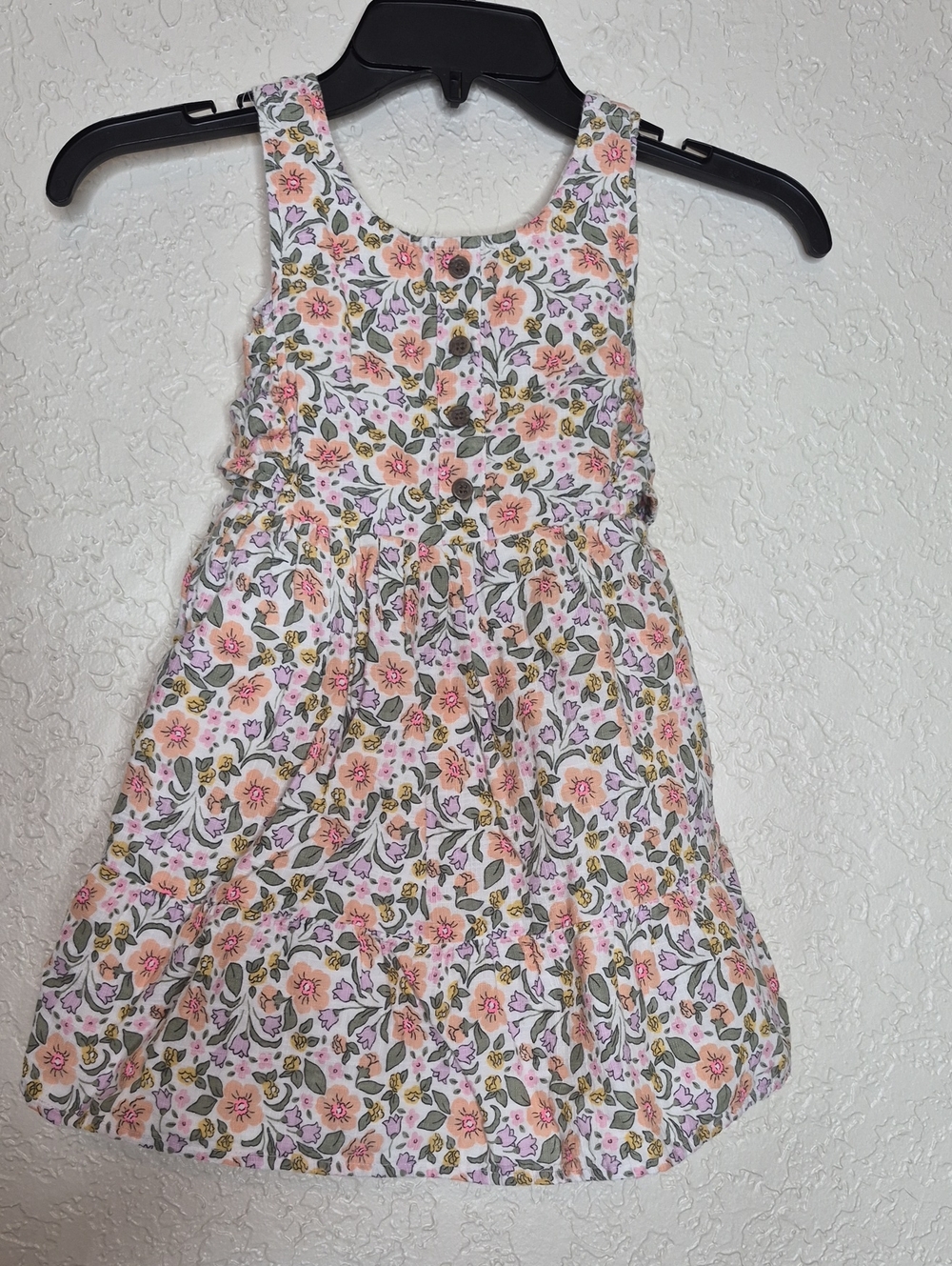 Cat‎ & Jack Floral Sleeveless Dress Size XS (4/5)